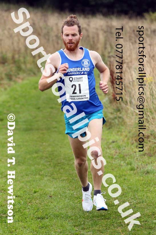 Senior Mens relay, 2021 Farringdon Open Cross Country, Sunderland . Photo: David T. Hewitson/Sports for All Pics